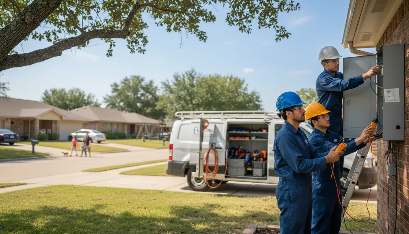 Certified electrician providing emergency electrical services in Sweetwater, TX